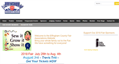 Desktop Screenshot of effinghamcountyfair.com